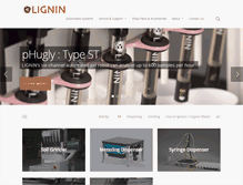Tablet Screenshot of ligninusa.com